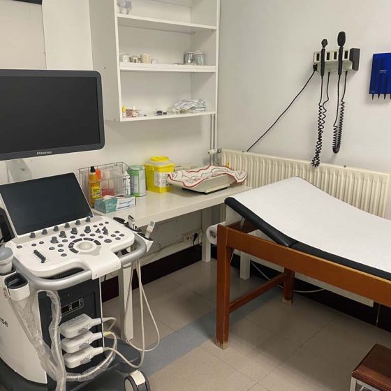 Ecografia en Clínica La Guardia